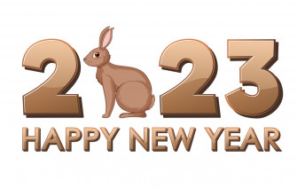 Wallpaper The Inscription Hare Rabbit Christmas Figures White