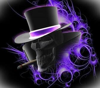 Smoking Skull Wallpaper