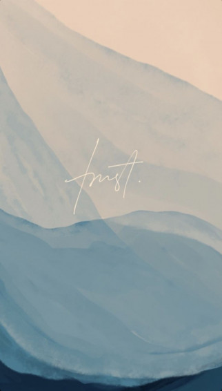 Trust iPhone Wallpaper Love The Blue Watercolor Effect On