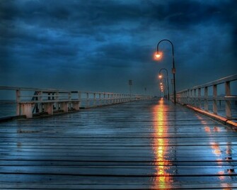 Beautiful Places Rainy Deck