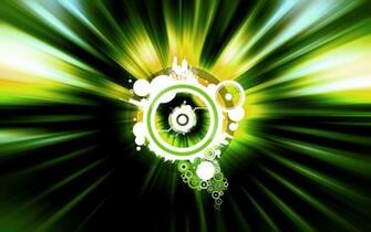 Digital Art Abstract Green Wallpaper