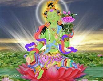 Green Tara Wallpaper