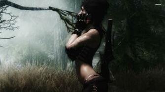 Elder Scrolls V Skyrim Game Girl HD Wallpaper Stylish