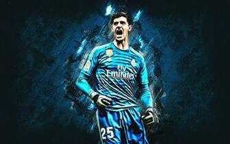 Wallpaper Thibaut Courtois Real Madrid Belgian Soccer