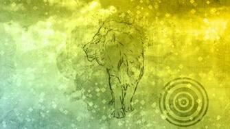 Digital Revolutions Lion Abstract Wallpaper