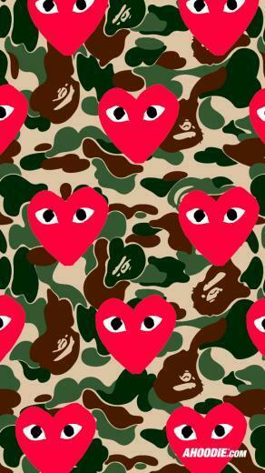 Bape iPhone Wallpaper Comme
