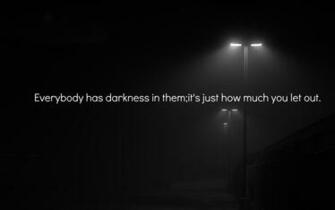 Dark Evil Quote Light Mood Bokeh Wallpaper HD Desktop And