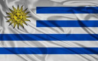 Uruguay Flag Wallpaper Stock Photos