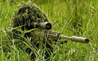 Sniper At Work Computer Wallpaper Desktop Background