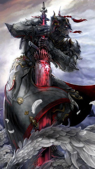 Final Fantasy Xiv Dark Knight 4k Phone iPhone Wallpaper 4060b