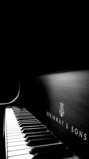 Steinway And Sons Black Piano Smartphone Wallpaper Lockscreen