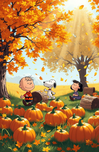 Peanuts Autumn Wallpaper