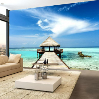 Tiptophomedecor Landscape Wallpaper Wall Mural Holiday Adventure