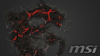 Msi Dragon Logo Fire Breath Widescreen HD Wallpaper J03