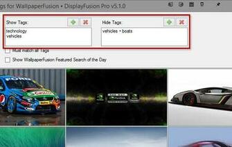 Wallpaperfusion Tag Selectors