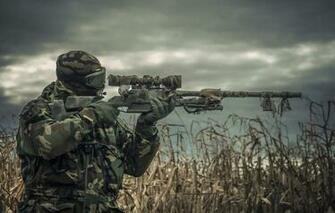 Wallpaper Green Gun Soldier Military Weapon Power