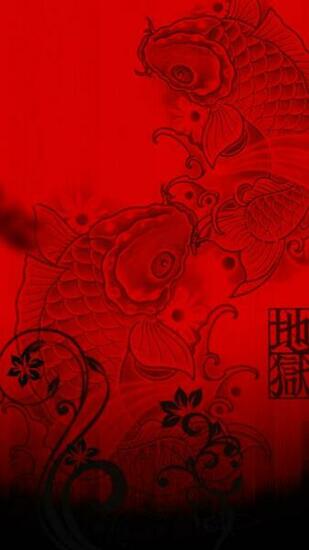 Red iPhone Plus Wallpaper
