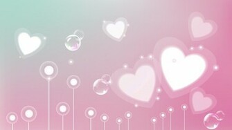 Beautiful Pink Heart Background HD Wallpaper