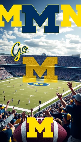 Michigan Football Phone Wallpaper