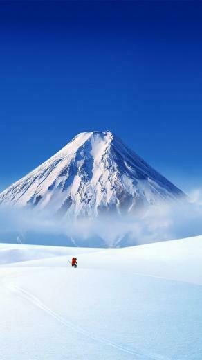Ios Wallpaper Snowy Mountain Details