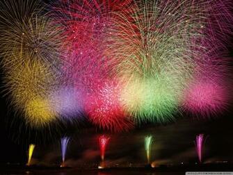 Amazing Fireworks Ultra HD Desktop Background Wallpaper For