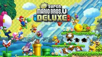New Super Mario Bros U Deluxe Re 2d Title Gets The