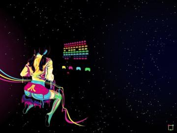 Ilovouby Walls Of Gaming Sexy Retro Atari Wallpaper