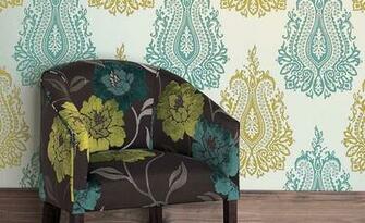 Villa Romo Kamini Adriatic In Starfruit Wallpaper Fabrics Stuff