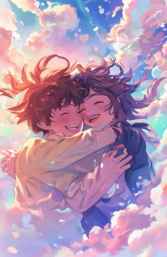 Anime Hug Wallpaper
