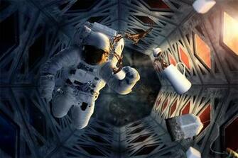 Astronaut Coffee Space Helmet Cup Wallpaper