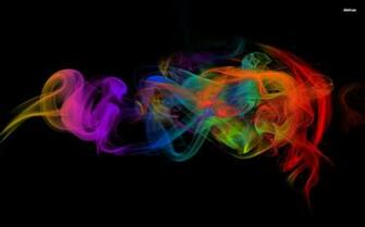 Colorful Weed Smoke