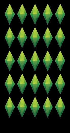 Pin De Waknando Em Black Background Plumbob The Sims