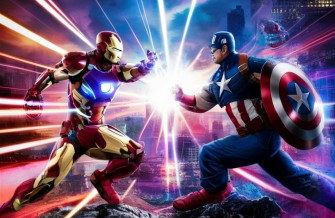 Iron Man Vs Captain America Wallpaper