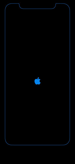 iPhone X Simple Apple Logo Wallpaper