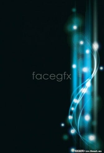 Brilliant Neon Light Effect Background Vector