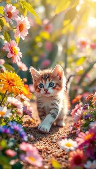 Adorable Kitten Wallpaper
