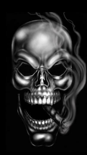 Scary Skulls Wallpaper