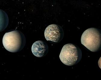 Space Image Illustration Of Trappist Planets As Feb