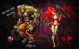 Batman Arkham Asylum Killer Croc Wallpaper And Poison Ivy