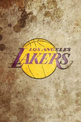 La Lakers Grunge iPhone Wallpaper