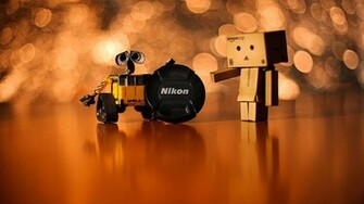 Wall E Nikon Boxes Wallpaper