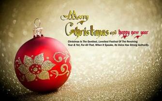 Merry Christmas And Happy New Year Wallpaper Sf