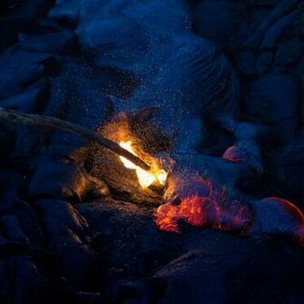 Wallpaper Bonfire Sparks Ash iPad