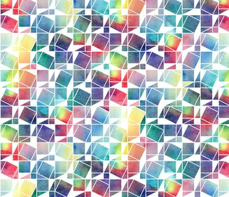 Pythagoras Rainbow Fabric Emmaallardsmith Spoonflower