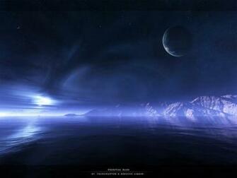 Blue Moon HD Wallpaper Background