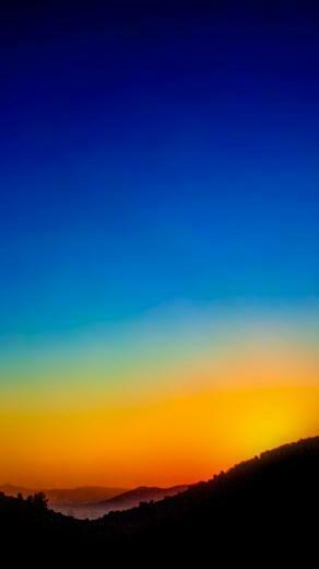Twilight Sunrise Sky Minimal Wallpaper Sunset