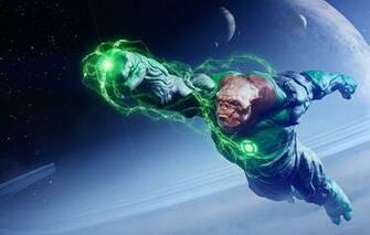 Wallpaper Planet Flight Will Green Lantern