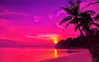 Lovely Beach Sunset Vibe Wdxc2e7jg97auy5u Wallpaper