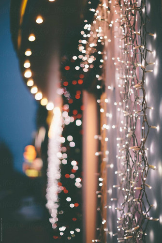 Christmas Lights Aesthetic Wallpaper