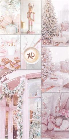 Pink Xmas Wallpaper Christmas